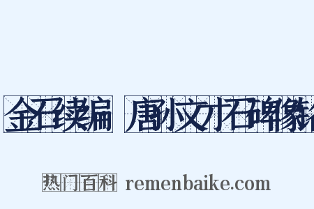 金石续编·唐孙文才石碑像铭是什么意思的图片
